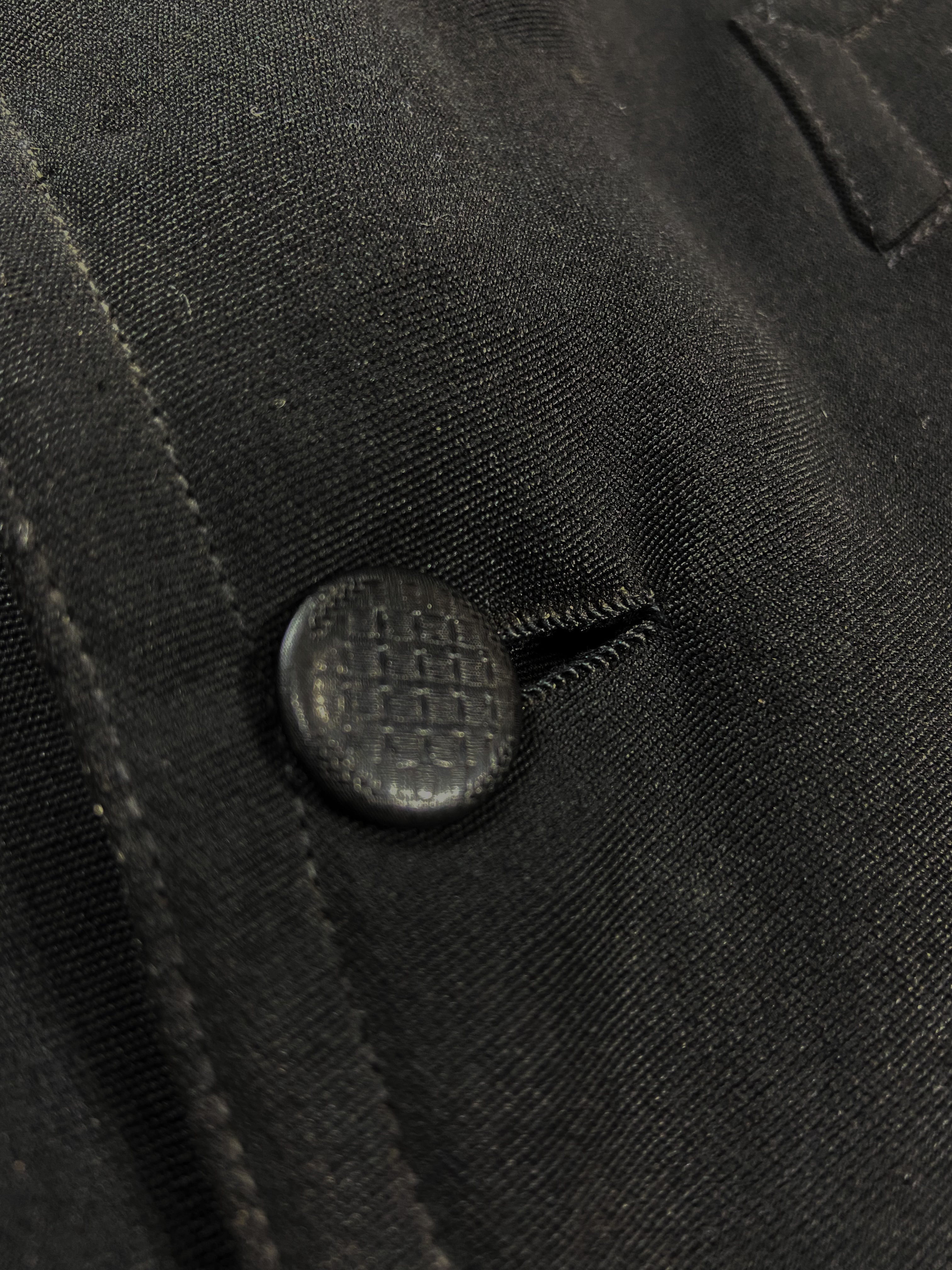 ジャケット・アウター 30s French Vintage Black Cotton Coat 1900-20s】