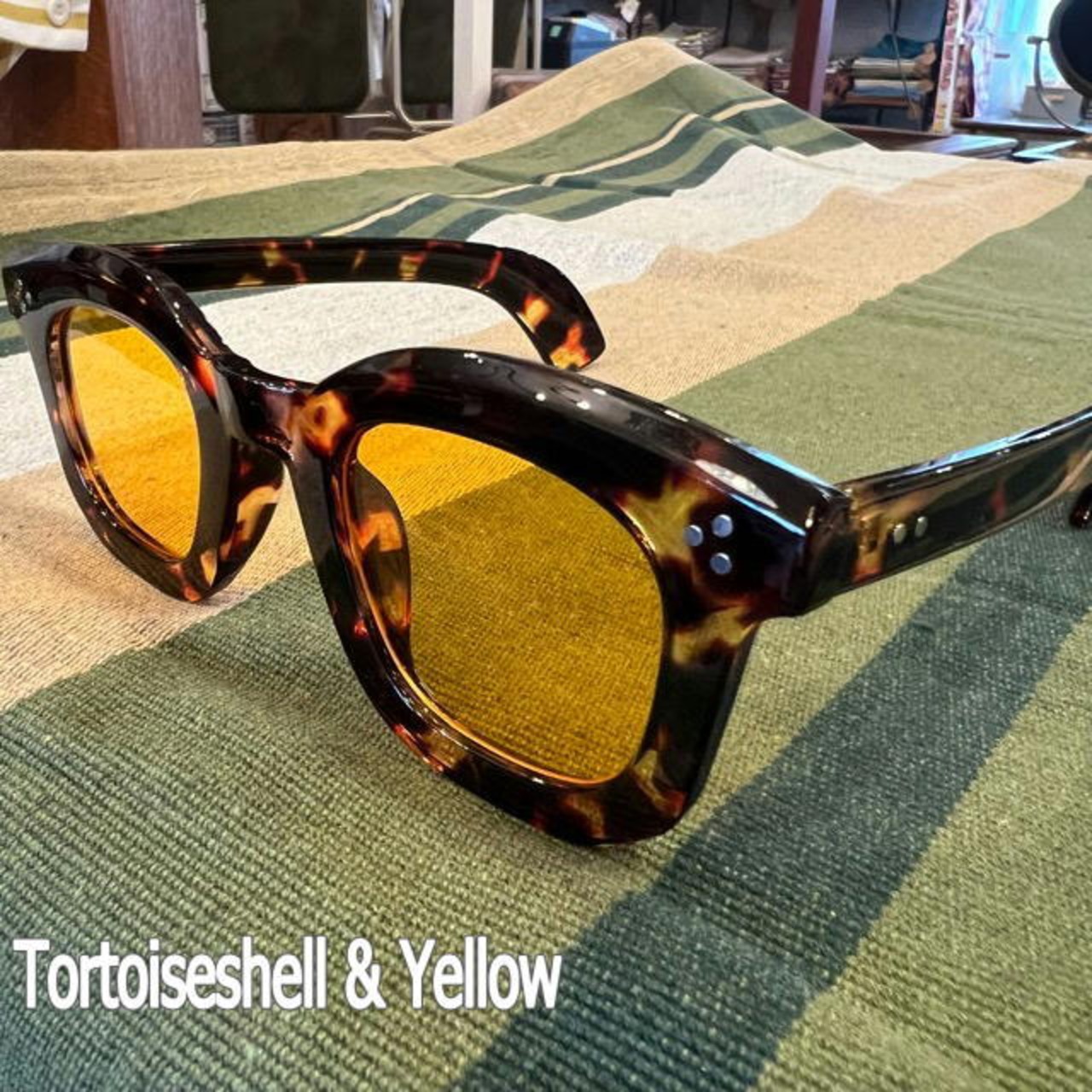 TOPANGA Accessory Square Sunglasses 6Type スクエアサングラス　Sunglasses　サングラス　レトロ