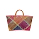 【かごバッグ】パニエ M Palme / Pink x マルチカラー / マルシェバッグ
