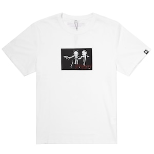 SALE 【HIPANDA ハイパンダ】メンズ パロディ Tシャツ MEN'S MOVIE PARODY PRINT SHORT SLEEVED T-SHIRT / WHITE・BLACK