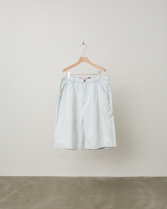 1990s vintage wide silhouette denim half length trousers