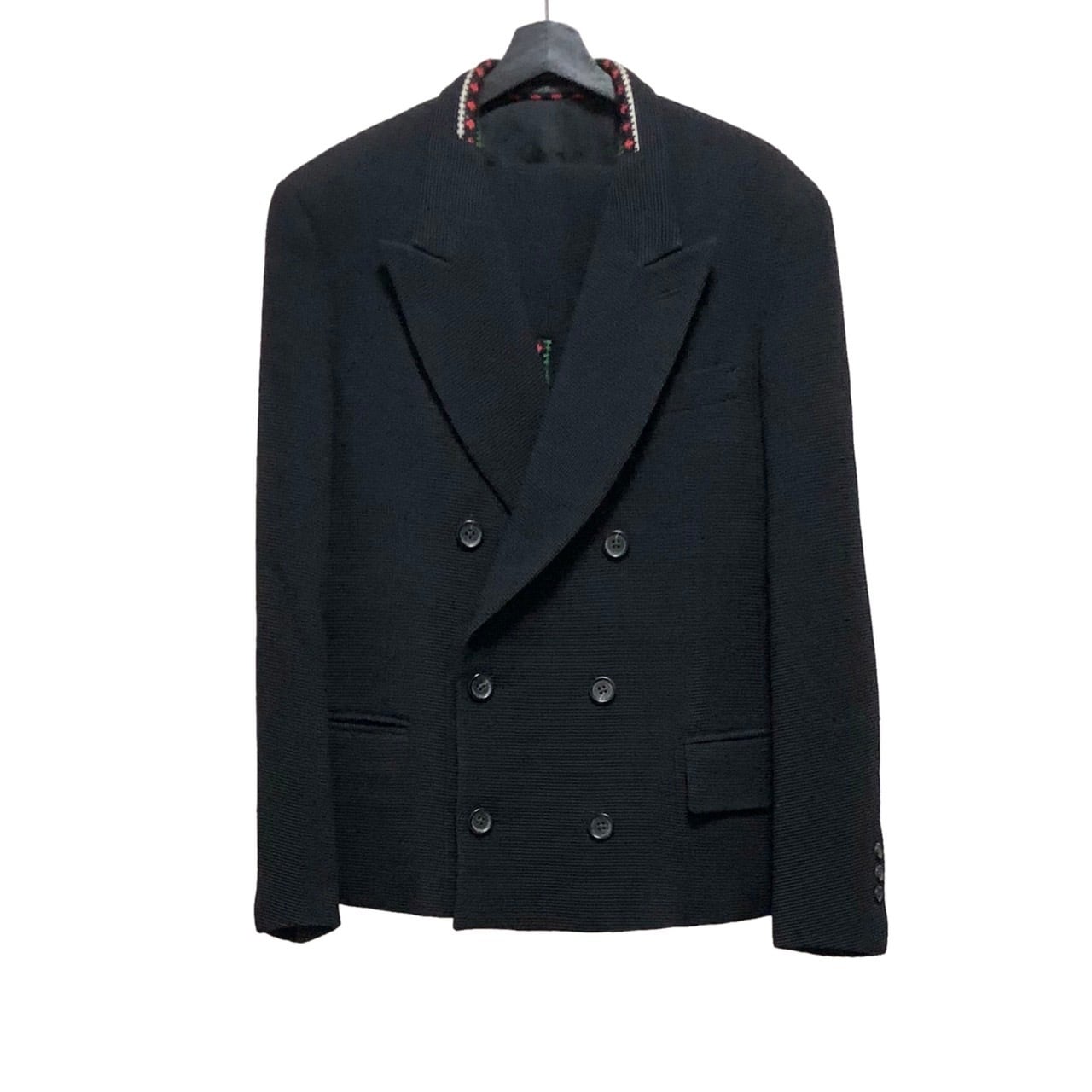yohji yamamoto pour homme スラックス　archive archive YOHJI YAMAMOTO POUR HOMME knit switching set-up suits