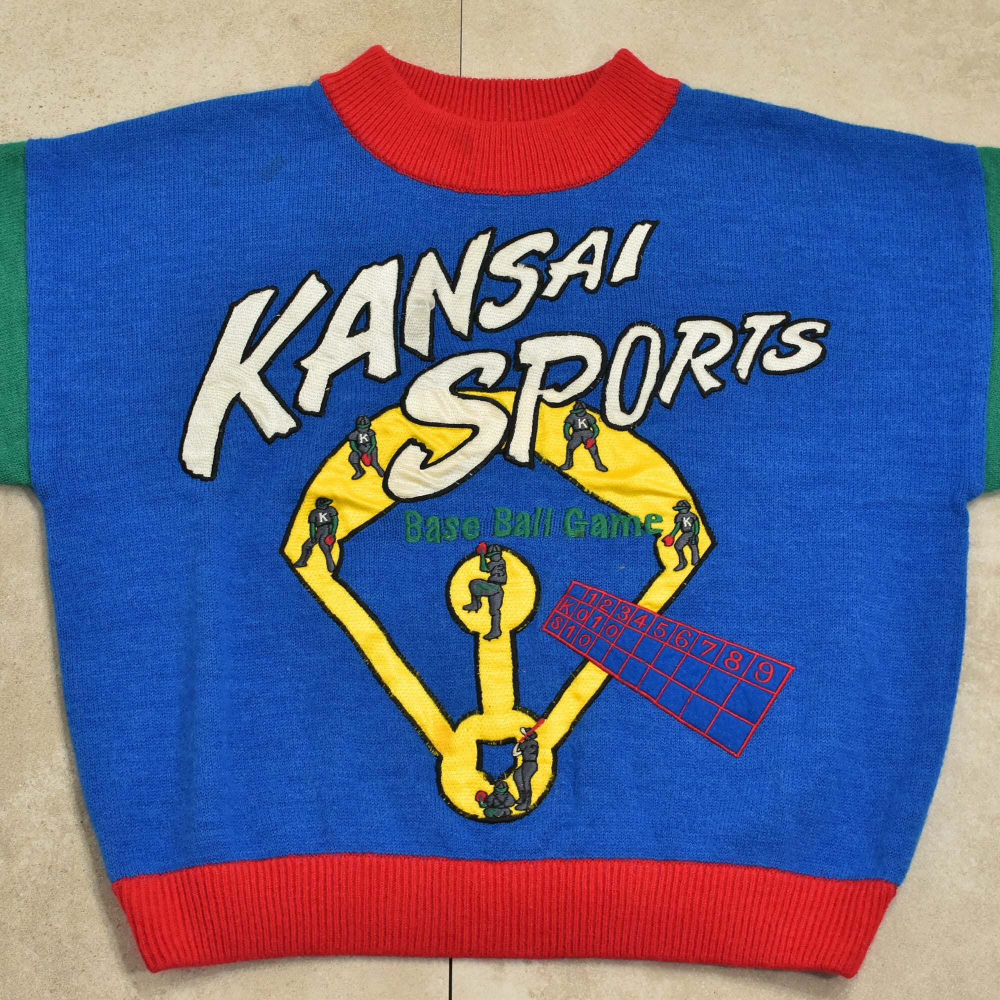 70～80s KANSAI SPORTS design sweater Jp vtg | 古着屋 grin days 