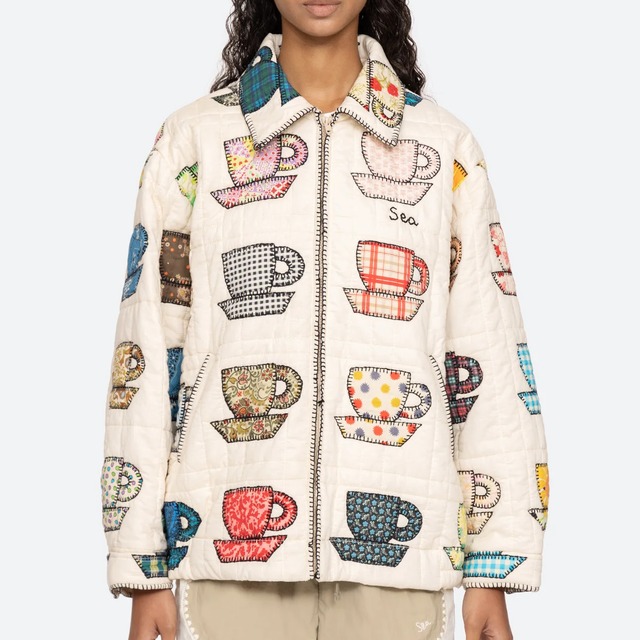 SEA NY　KARMEN TEA CUP L/S JK　MULTI