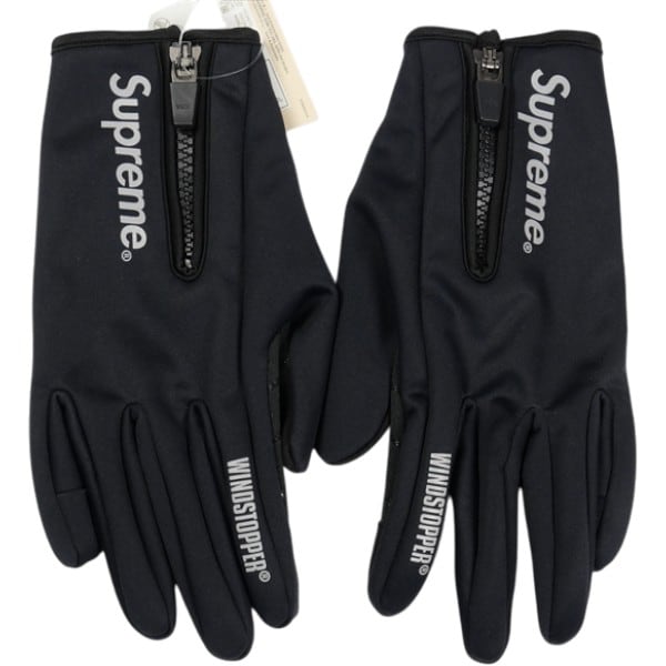 Size【M】 SUPREME シュプリーム 25FW WINDSTOPPER Zip Gloves Black