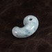 糸魚川翡翠 青翡翠 まがたま 勾玉  8.6g Small Blue Jadeite Magatam