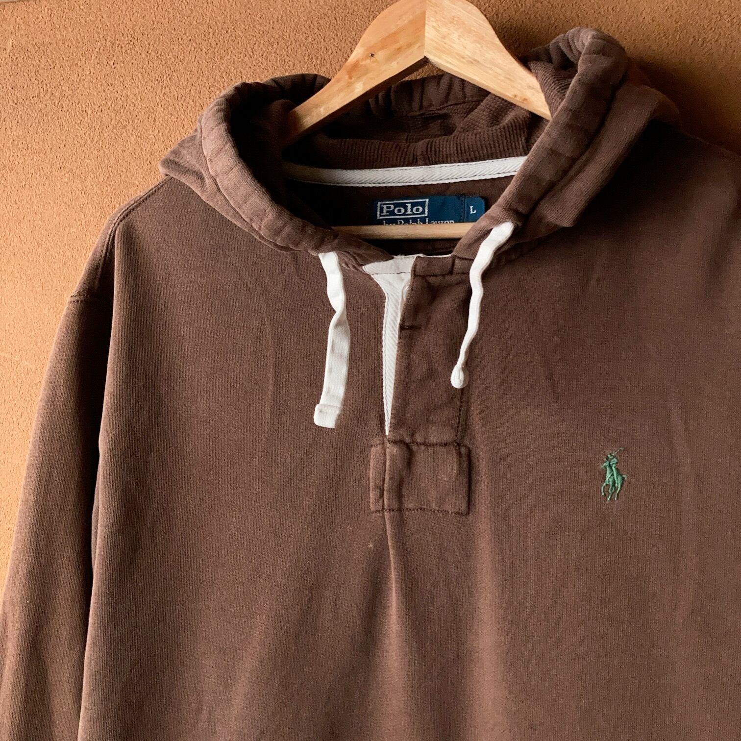 old POLO by Ralph Lauren プルオーバーパーカー ブラウン SIZE old POLO by Ralph Lauren プルオーバーパーカー ブラウン SIZE
