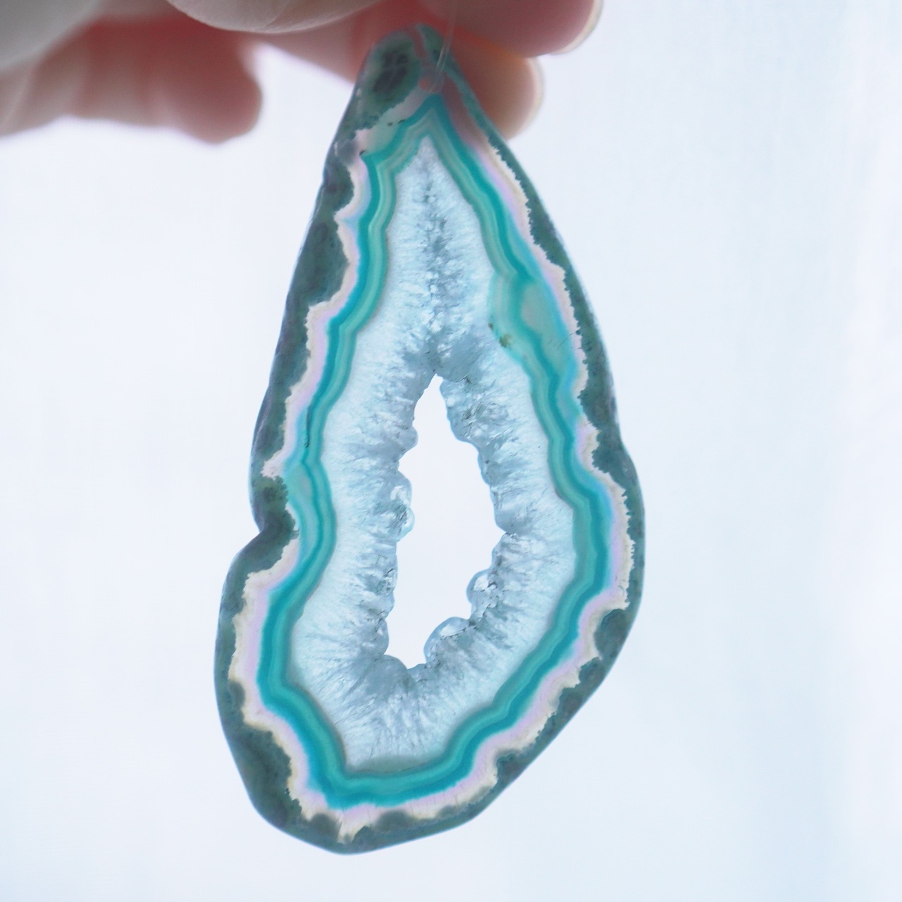 Summer Rain - アゲートヒーリングチャイム / Agate Sun Catcher Wind Chime 492