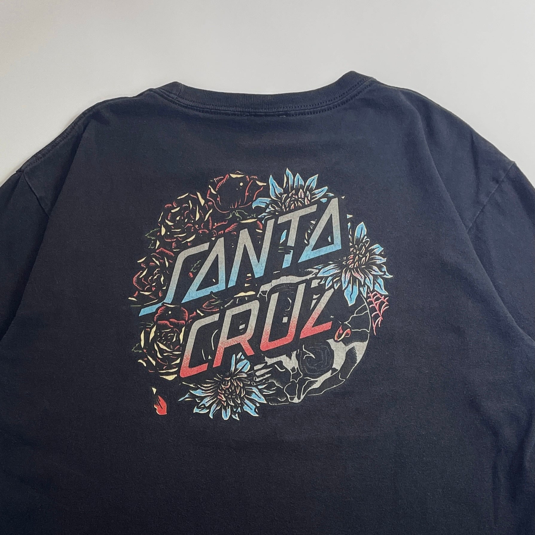00s NHS Santa Cruz Logo Back Print T-Shirt
