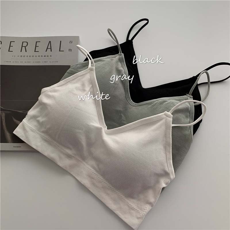 ソリッド カラーバックトップス リング ブラ 指輪 ソリッドカラー 萌量不足25518534447