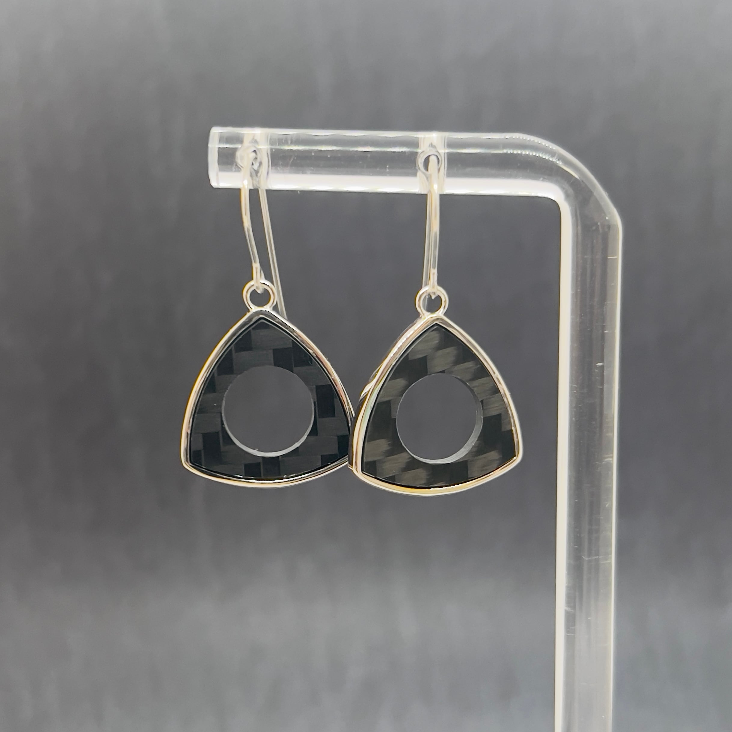 ☆専用☆ピアス 受注生産】ロータリーエンジン ロータードライカーボンフックピアス