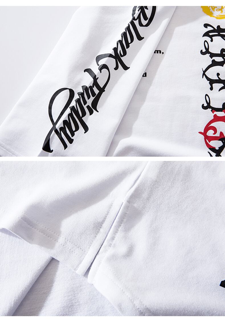 全2色 Tシャツ カットソー プリント カジュアル ストリート 