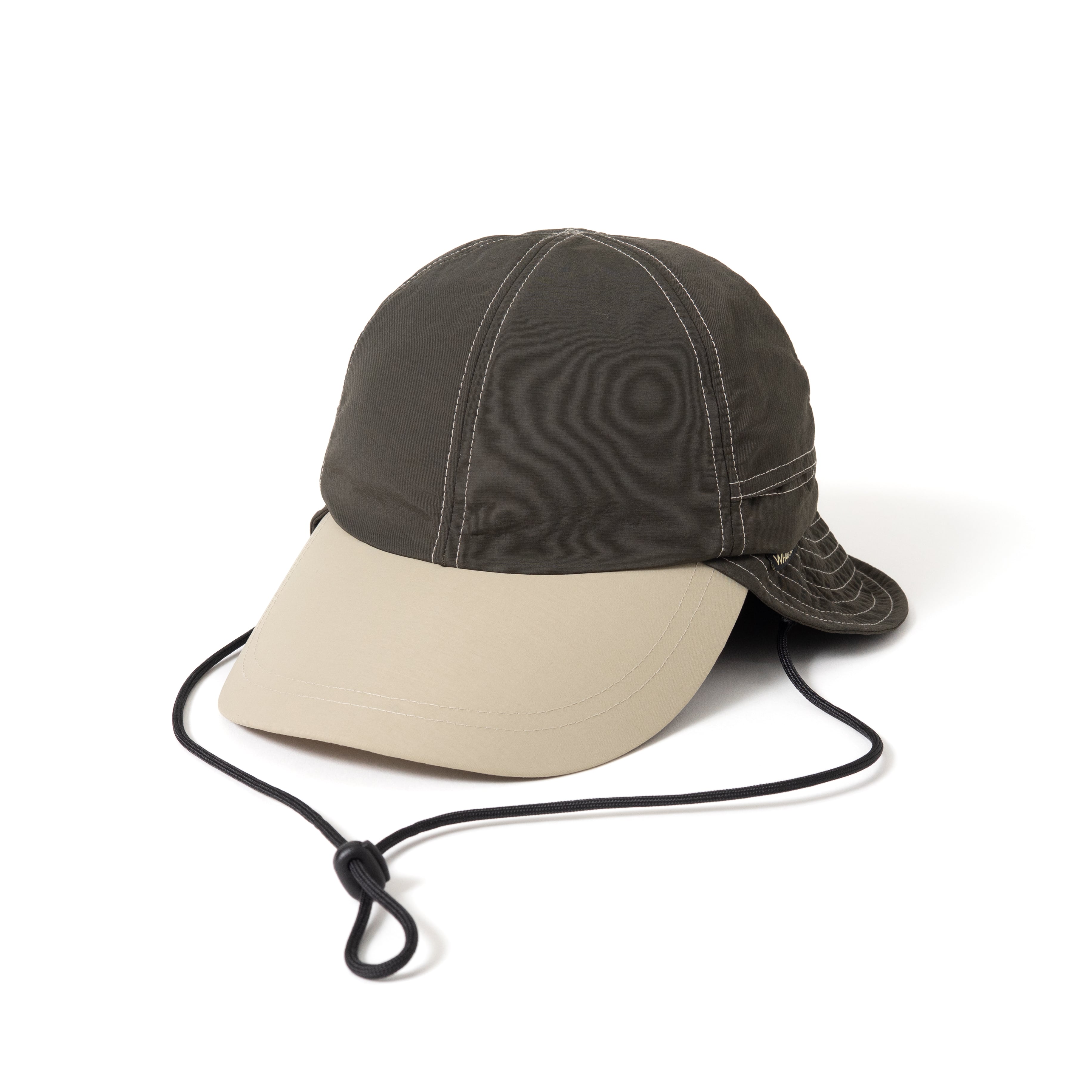 SUN SHADE 6PANEL CAP OLIVE
