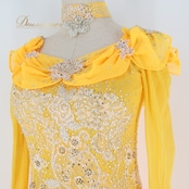 社交ダンス 衣装 スタンダードドレス ワンピース ドレス フロート レース クリエイトサン Create-Sun デモ 競技 ダンス パーティ 発表会オレンジ系 おしゃれ フェスティバル エレガント 可愛い ドレスアップ 女性用 社交ダンス衣装 ステージ衣装 競技用ドレス