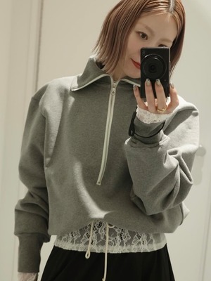 【25AW】JUN MIKAMI ジュン ミカミ / ハーフジップPO