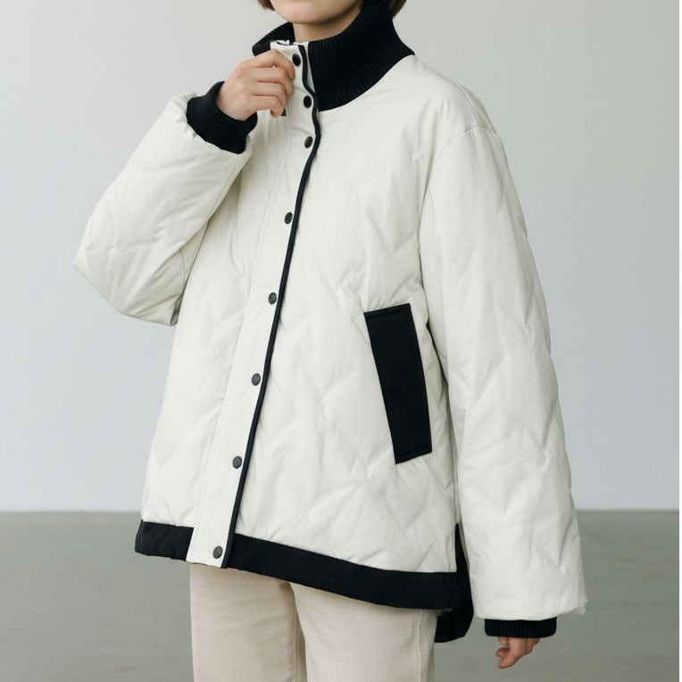 2025A/W パイピングダウンジャケットno.5549342 | BOOGIE-WOOGIE
