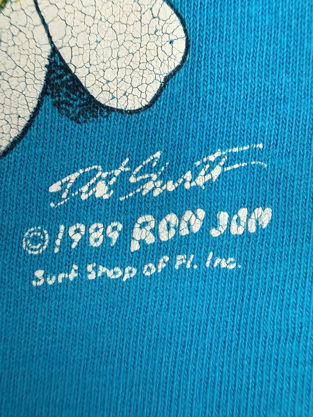 80s RON JON SURF SHOP / Hanes BEEFY-T made in usa・画像6