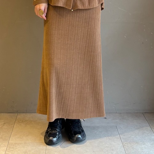 【 PASSIONE 】モールジャガードストレートスカート