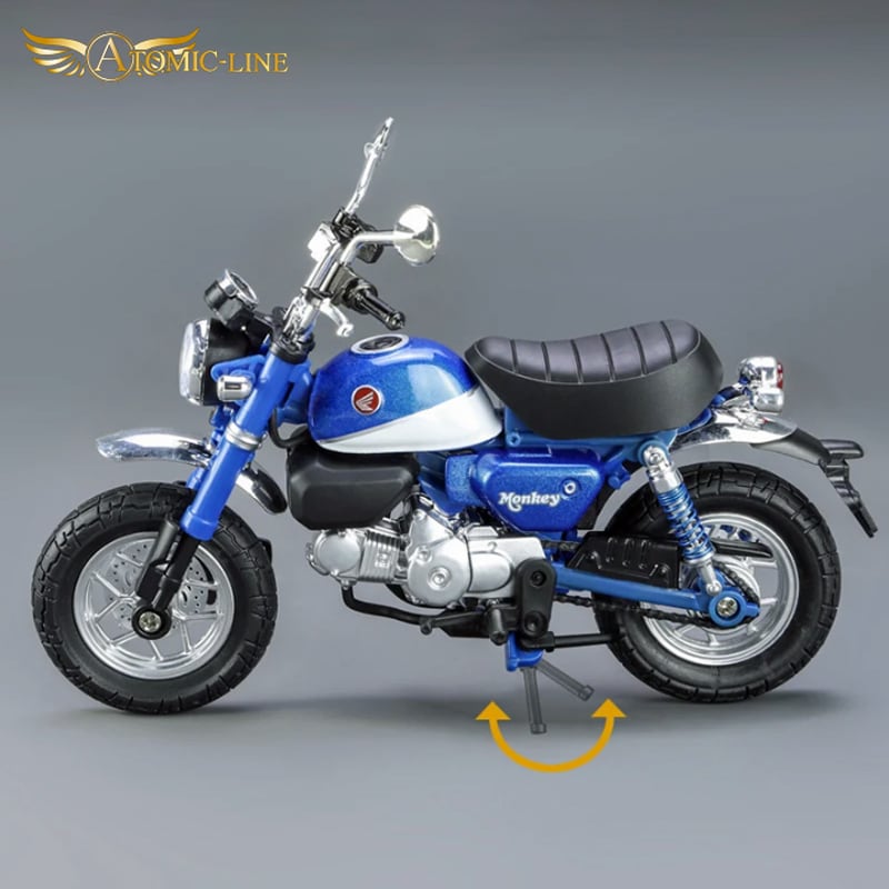 HONDA モンキー 125 ミニカー 1/12 ライト点灯 エンジンサウンド 合金