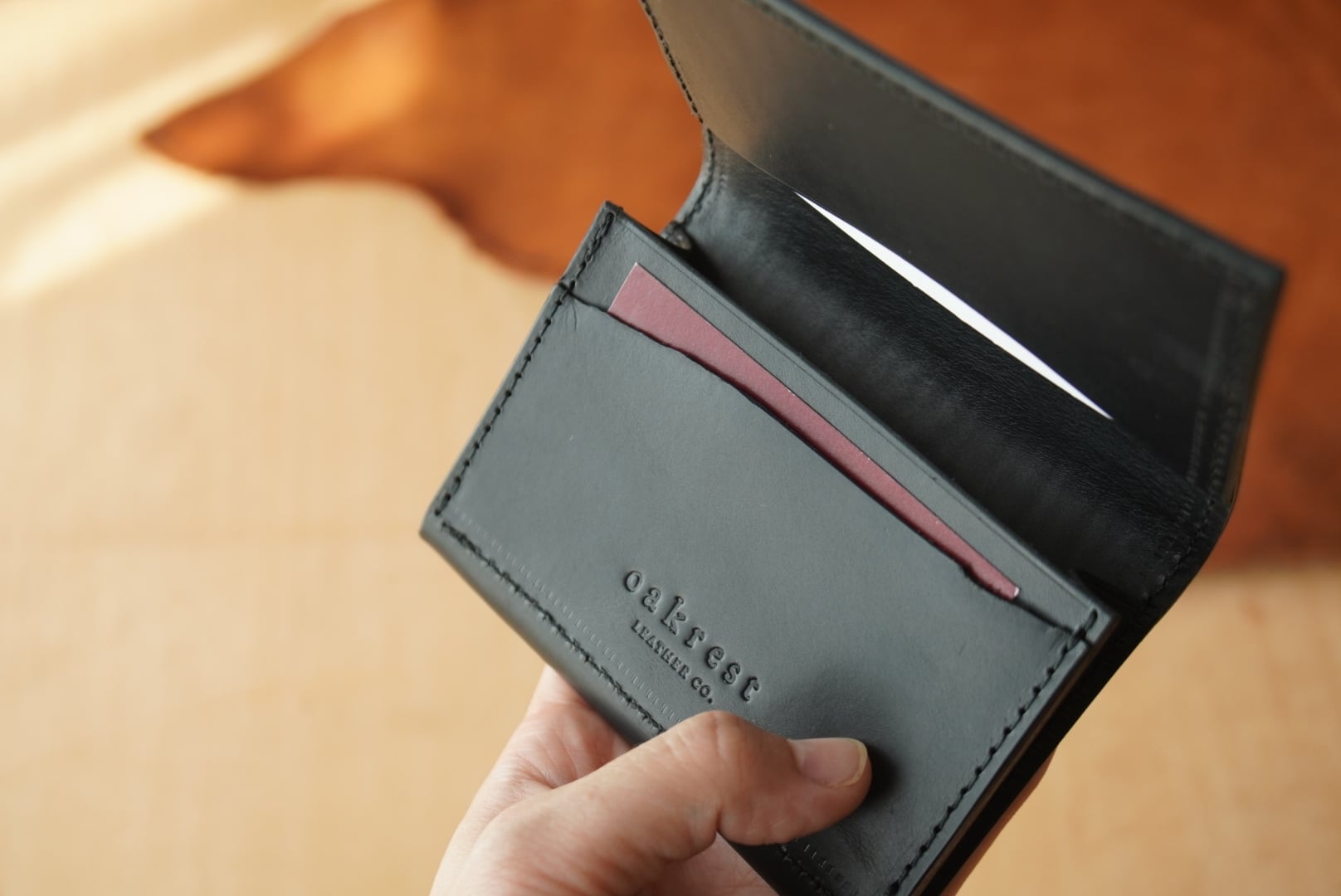 レザー名刺入れ | oakrest leather work