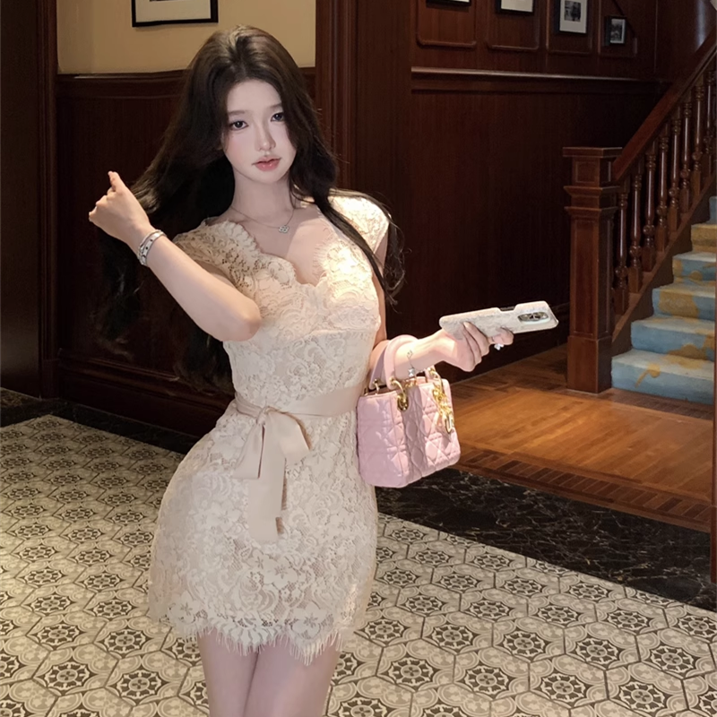 【dress】レースワンピース M32682