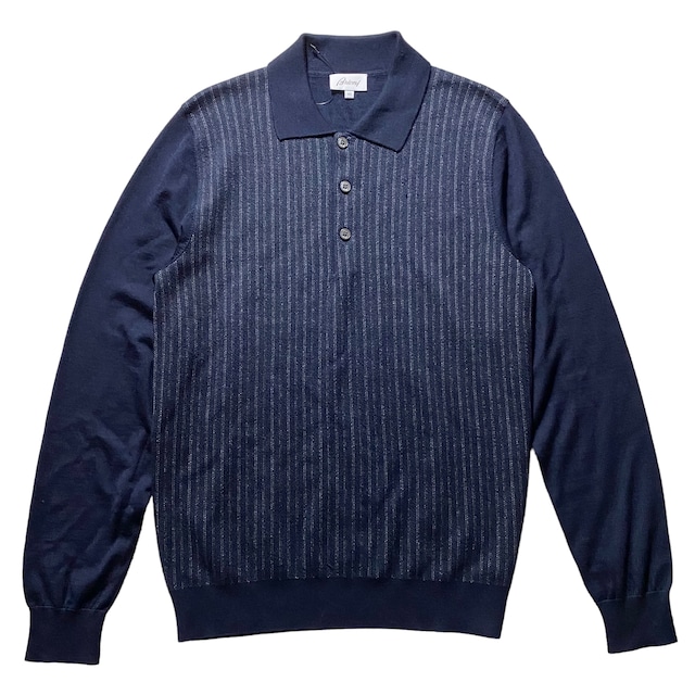 BRIONI front panel knit polo