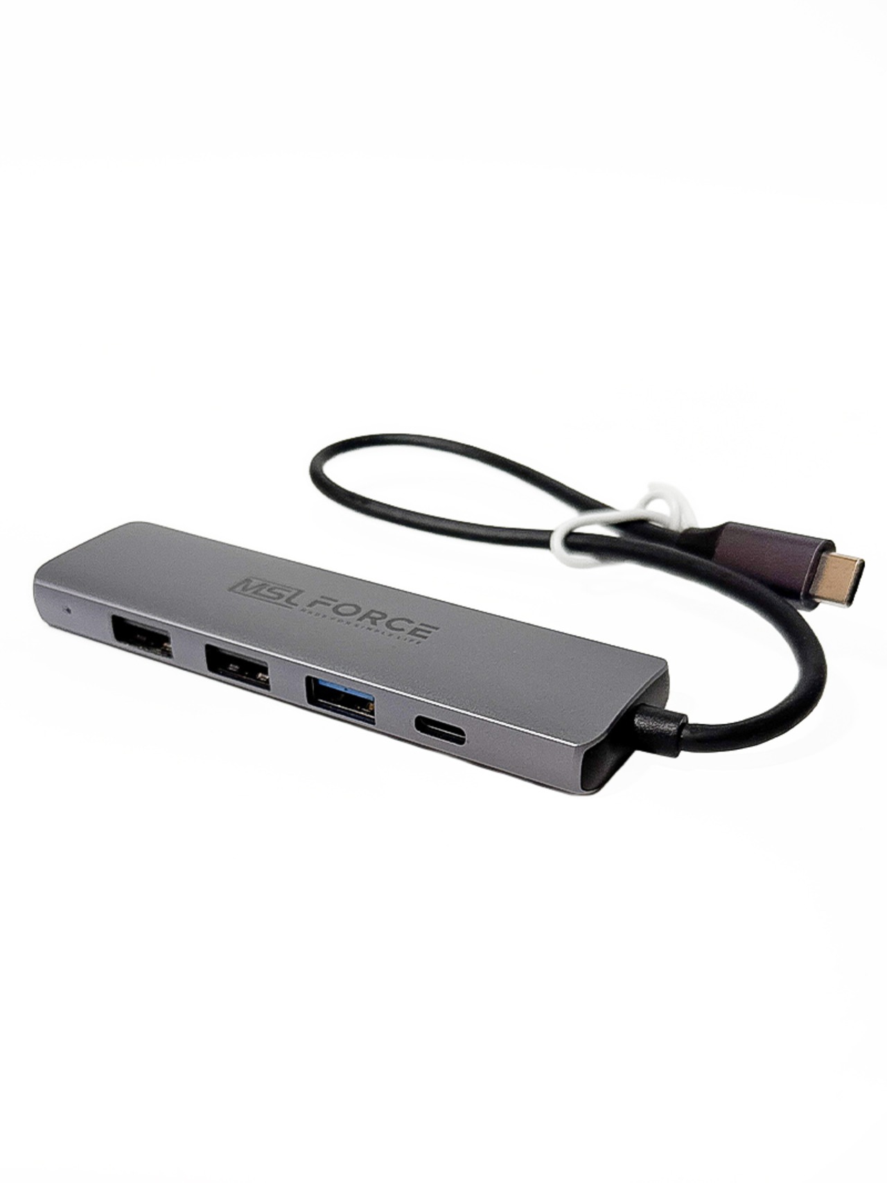 MSL FORCE USB-C 5in1 多機能ハブ 5Gbps USB3.0/2.0 4K@30Hz 急速充電 HDMI 動作品