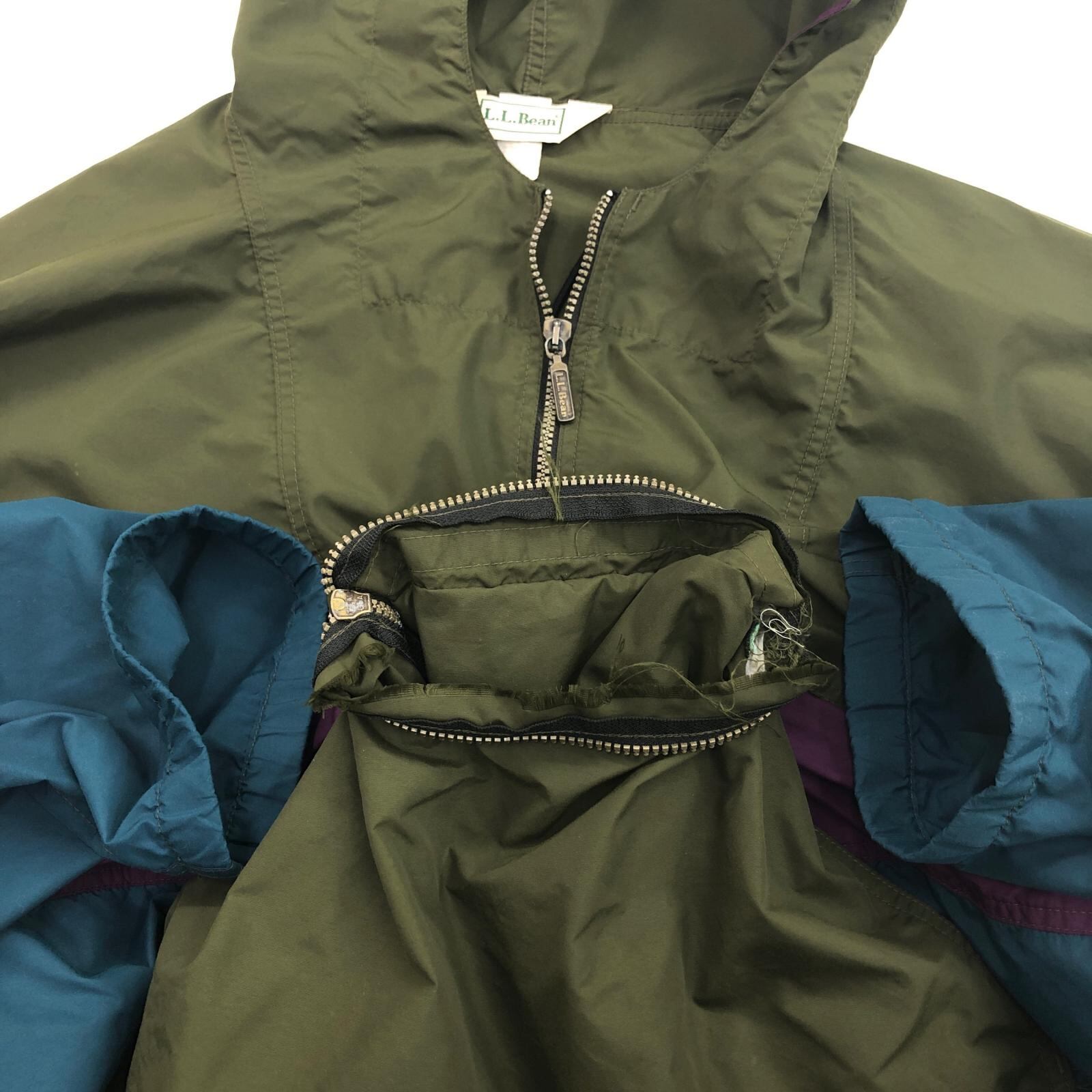 L.L. BEAN VINTAGE アノラックパーカー 90s ダークグリーン L.L.Bean | エルエルビーン その他アウター 90年代 ナイロンアノラック