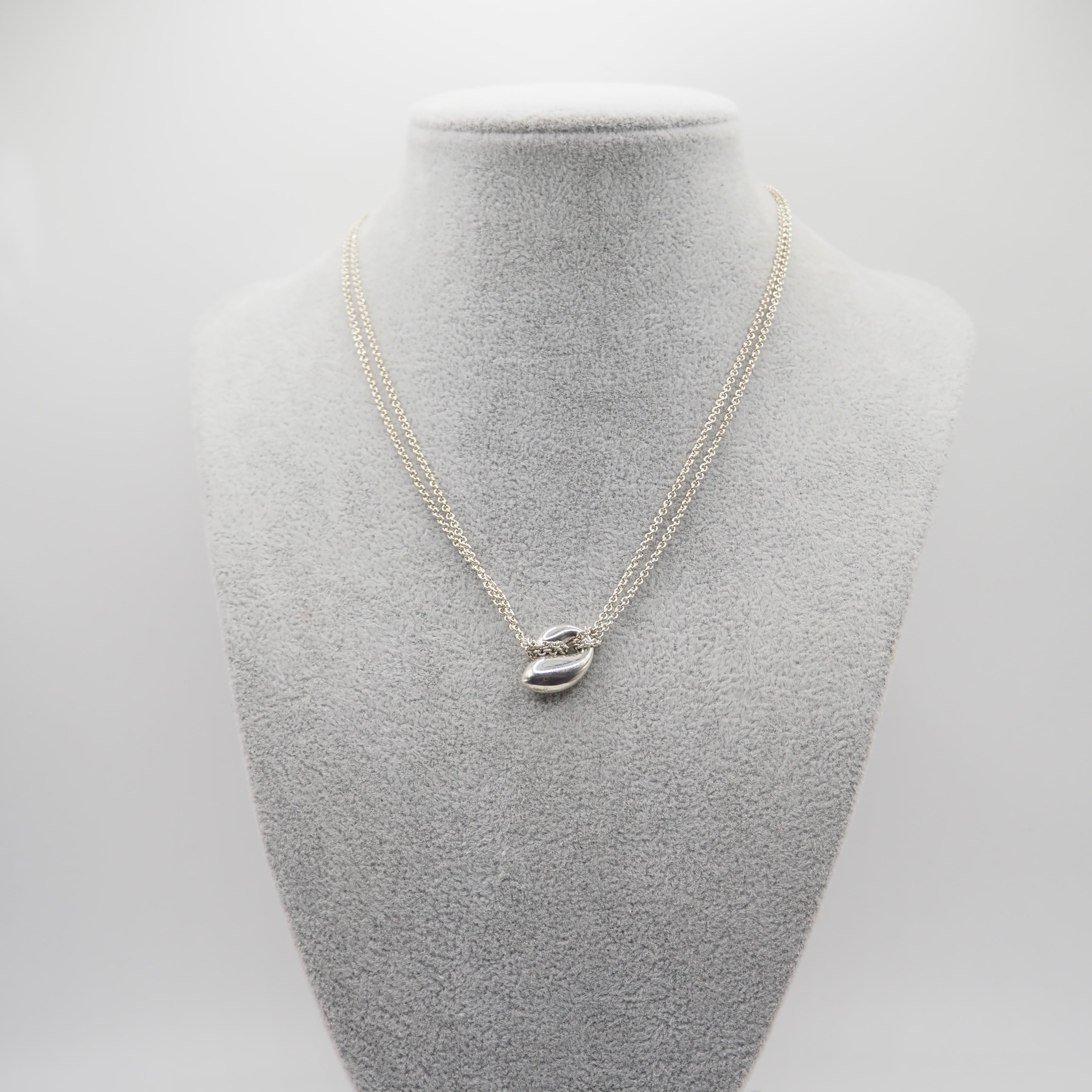 Tiffany&Co. ダブルティアドロップネックレス シルバー925 Tiffany&Co. ダブルティアドロップネックレス シルバー925