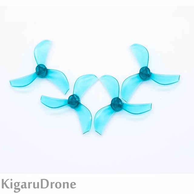 NewBeeDrone Azi Micro Props ブレード3枚  (0.8mm Shaft) （7色カラー）