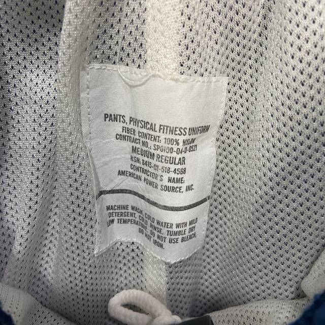 US AIR FORCE IPFUナイロントレーニングパンツ MR エアフォース