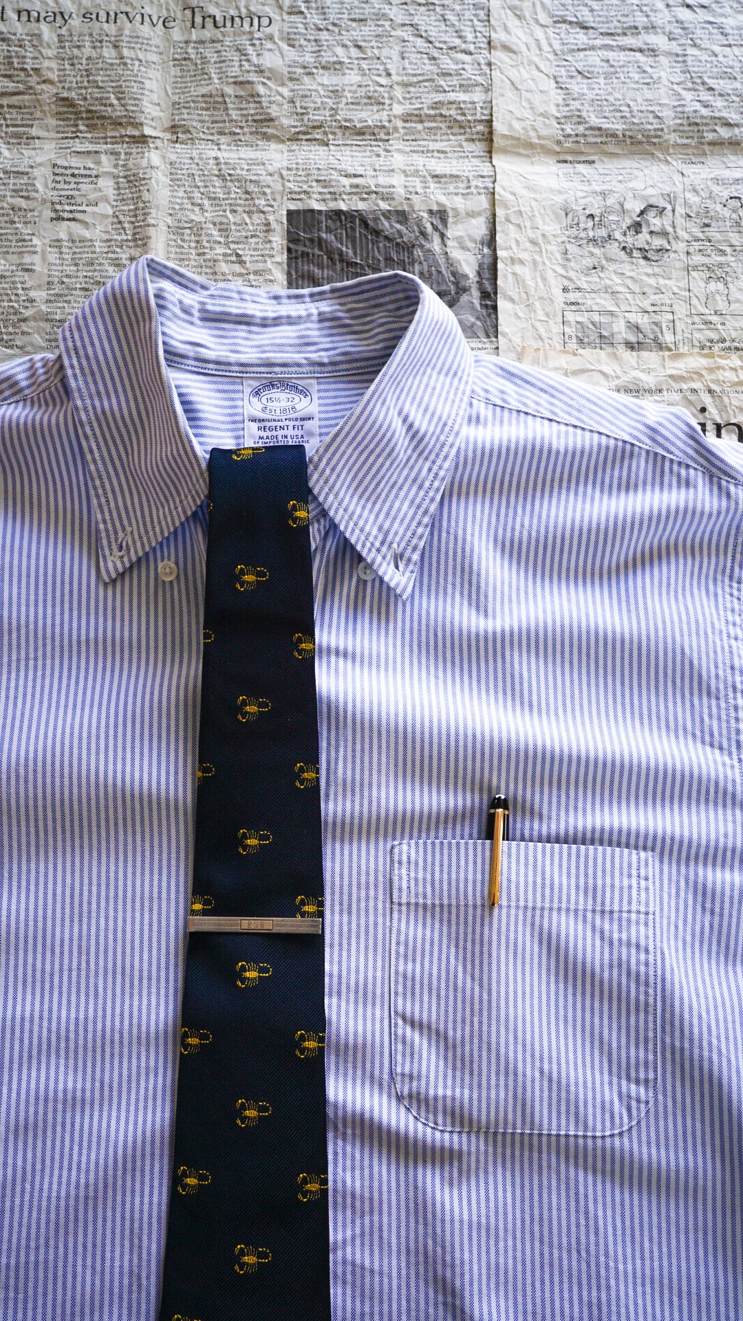 1960s】BROOKS BROTHERS ブルックスブラザーズ さそり座柄 ネクタイ