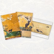 ポストカード(鳥と扇子シリーズ3枚）