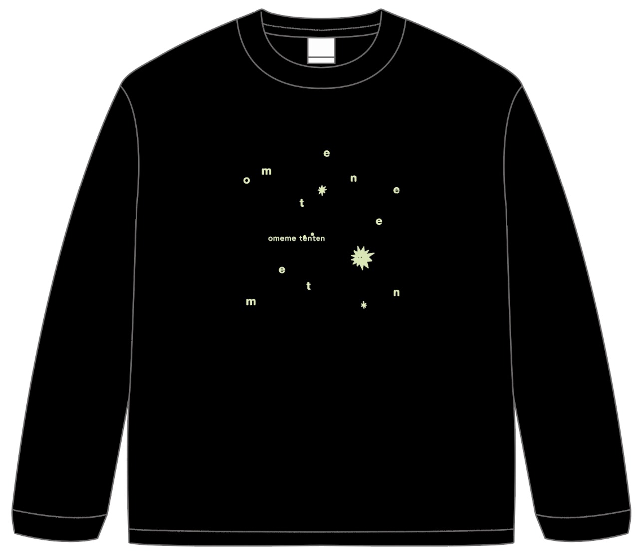 "Polaris" glow in the dark long sleeve T-shirt