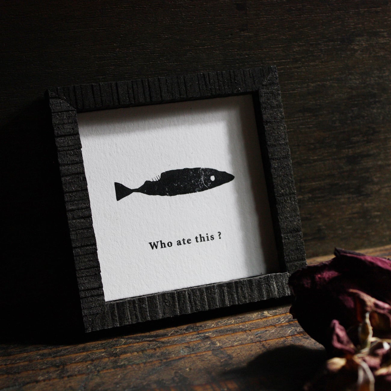 ミニアートパネル【かじったの誰?】