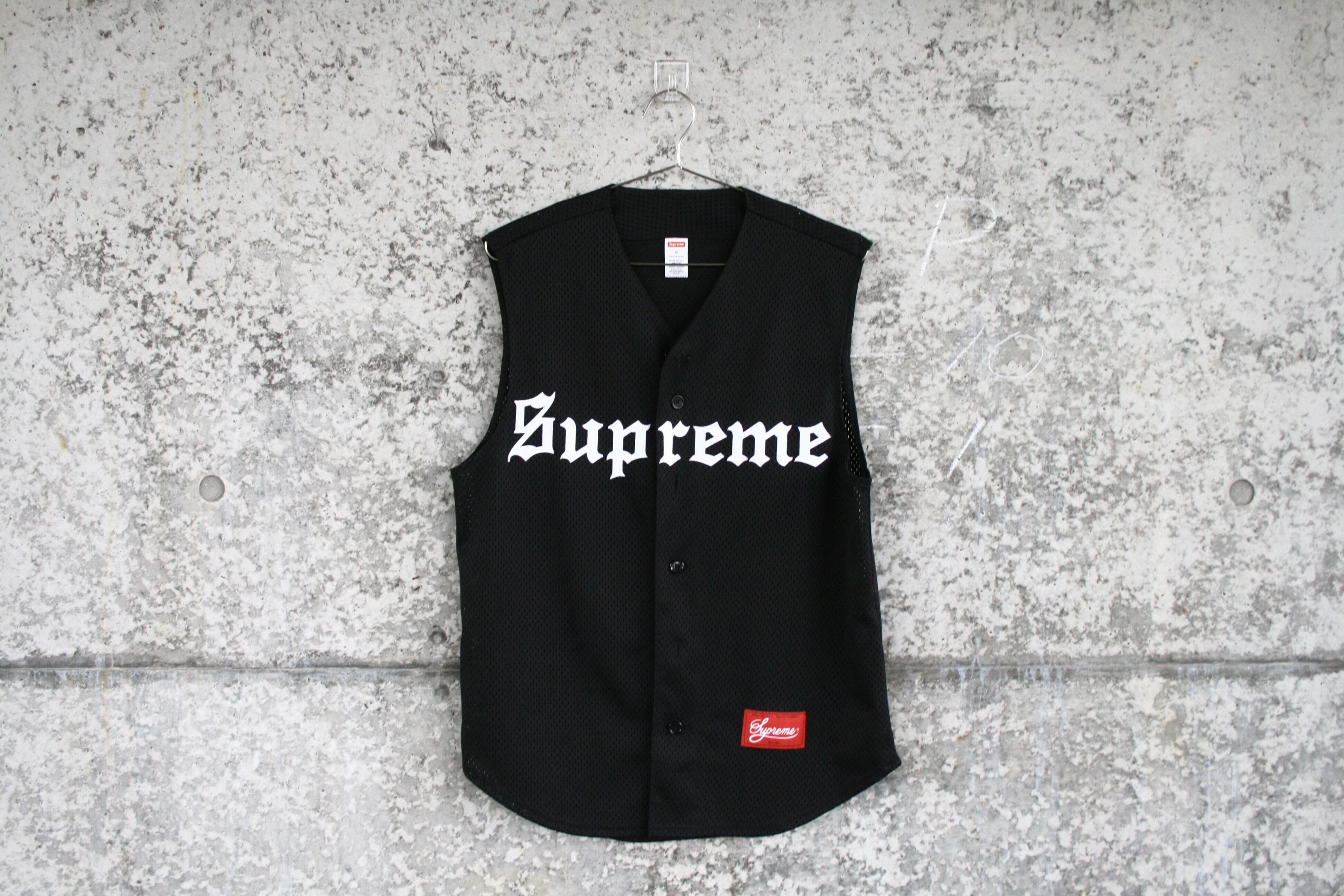 Supreme Sleeveless Baseball Jersey