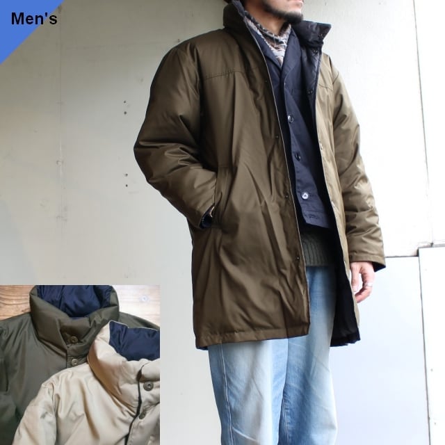 【19-20AW】ZANTER ザンター REVERSIBLE DOWN COAT リバーシブルダウンコート ベージュ カーキ | C.COUNTLY  ONLINE STORE｜メンズ・レディス・ユニセックス通販 powered by BASE