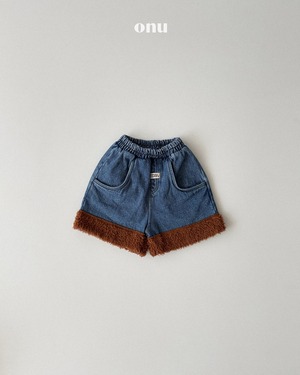 ONU［取寄］denim fleece denim pants 26winter
