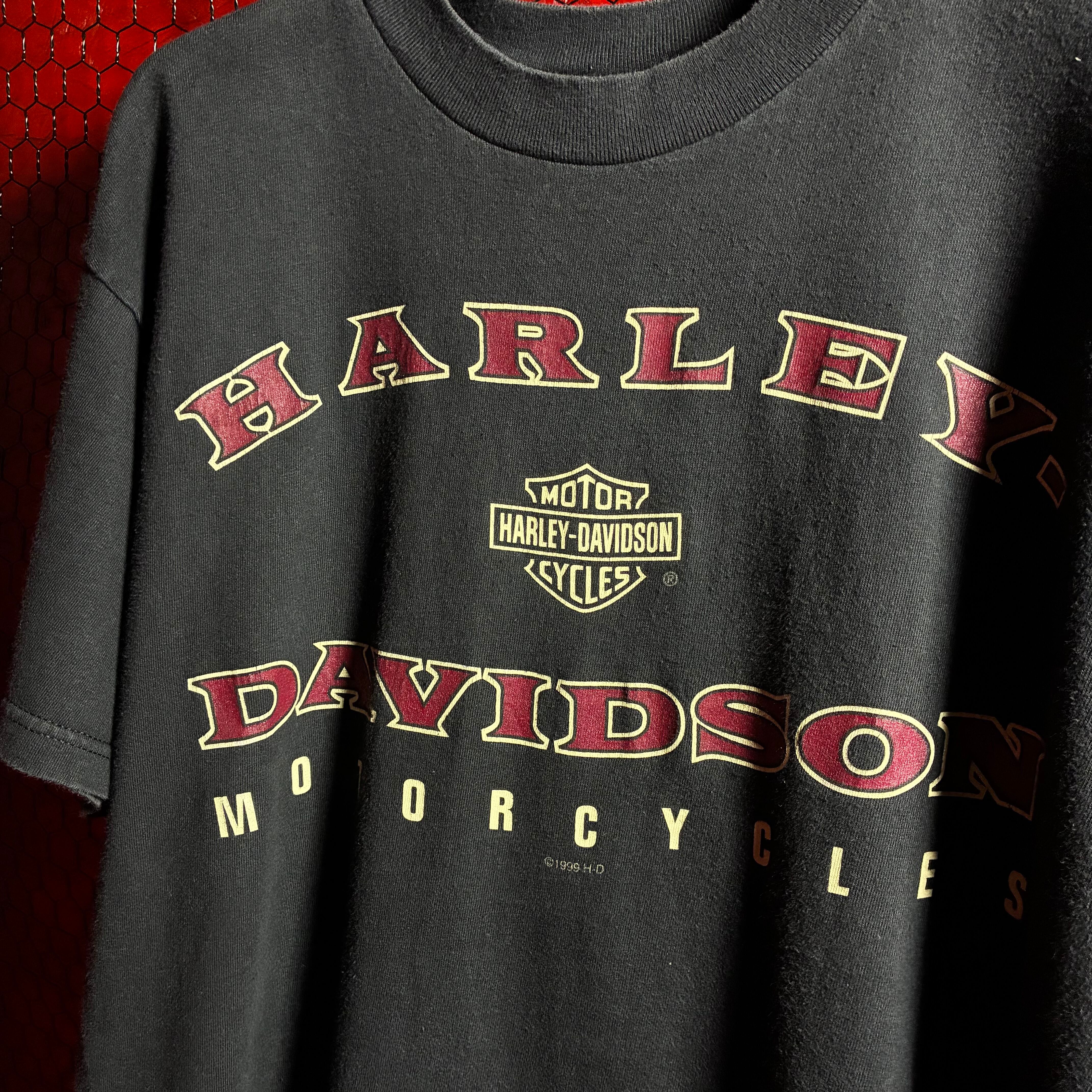 90s USA製 HARLEY-DAVIDSON WASHINGTON Tシャツ M ヴィンテージ