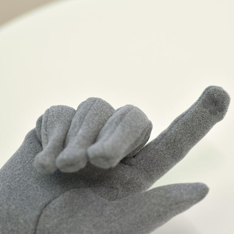 メール便】スマホ操作可能 リボン裏起毛手袋／glove180 | DAY CLOSET