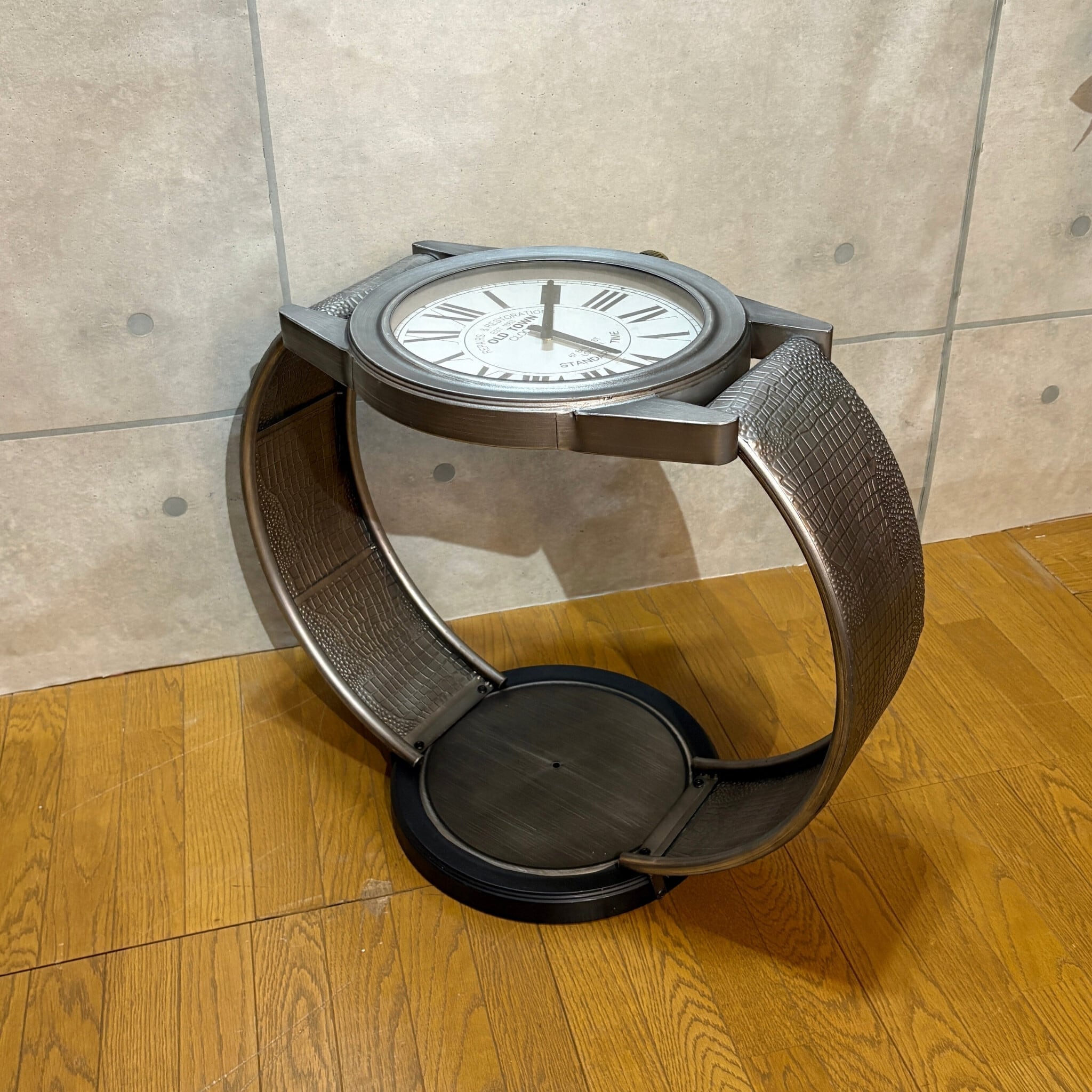 新品】ヴィンテージウォッチ風 サイドテーブル | 腕時計モチーフ