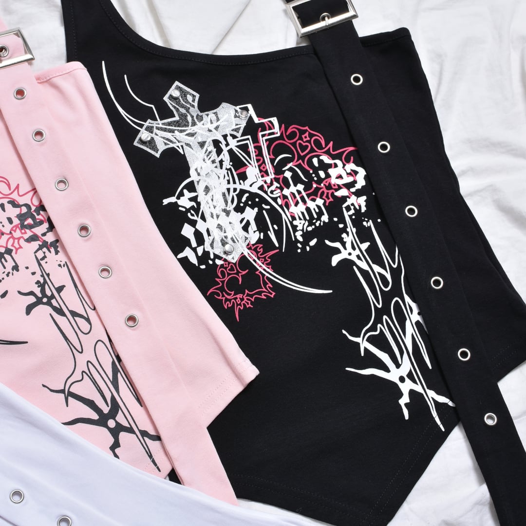 ホルターベルトアシメタンクトップ | VOLCAN&APHRODITE