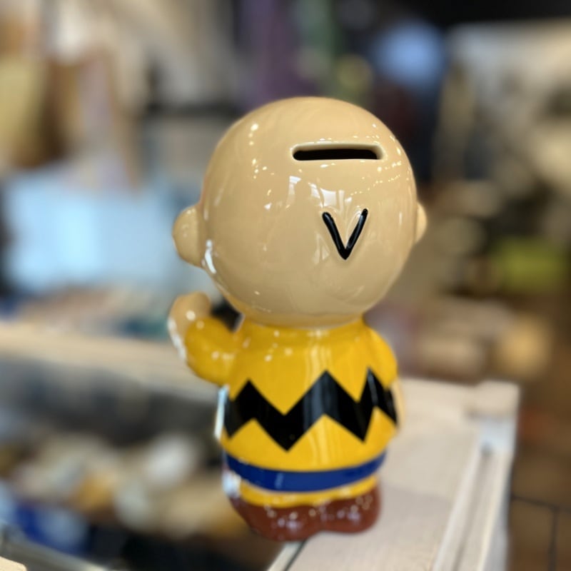SNOOPY 立体コインバンク /チャーリーブラウン 貯金箱 PEANUTS