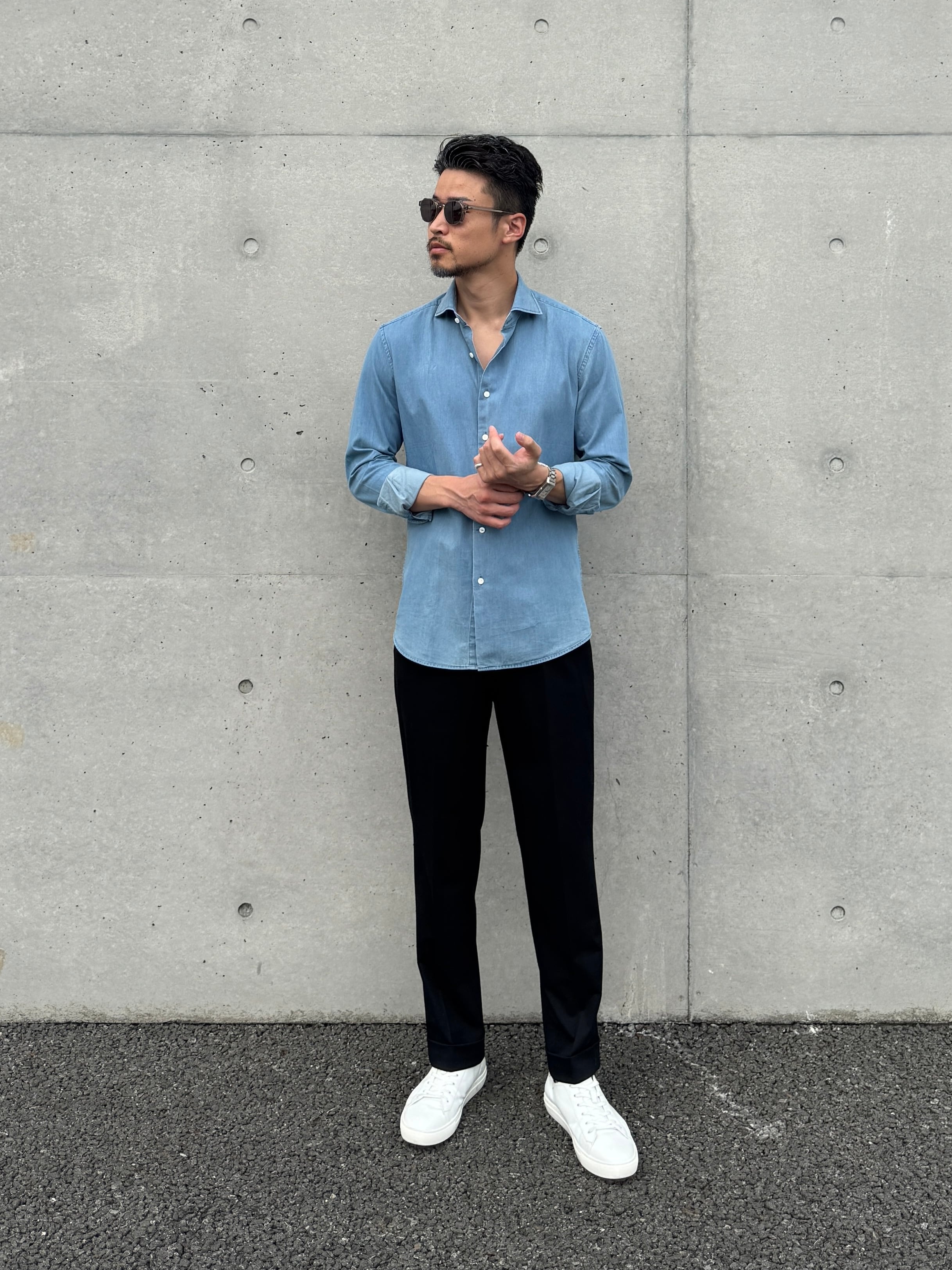 シャンブレーシャツ | Wide Range