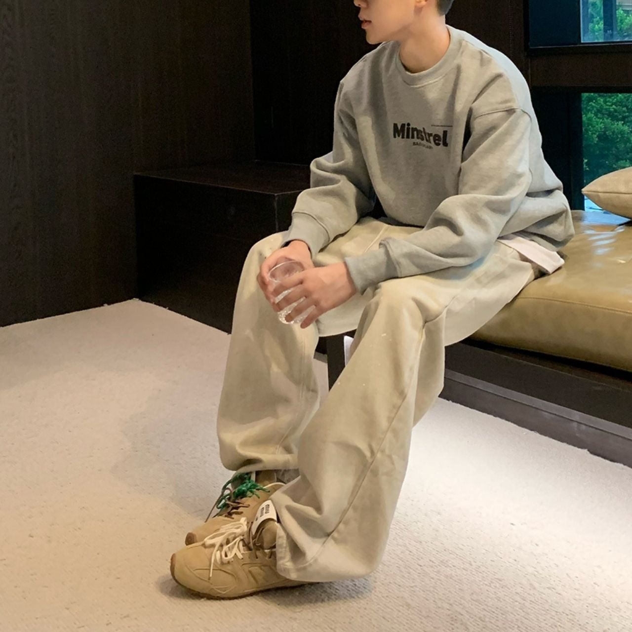 ストリートストレートレッグインクウォッシュデニム　1124