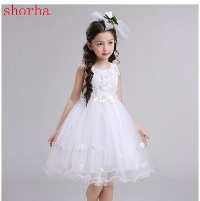 【新作】【送料無料】 刺繍入りガールズサマードレス新しいローブキッズドレスベビーガールズ服子供ドレスサイズ110-150 夏物 AL expec411538717264