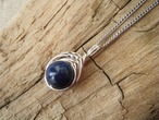 ラピスラズリの一粒ビーズペンダント