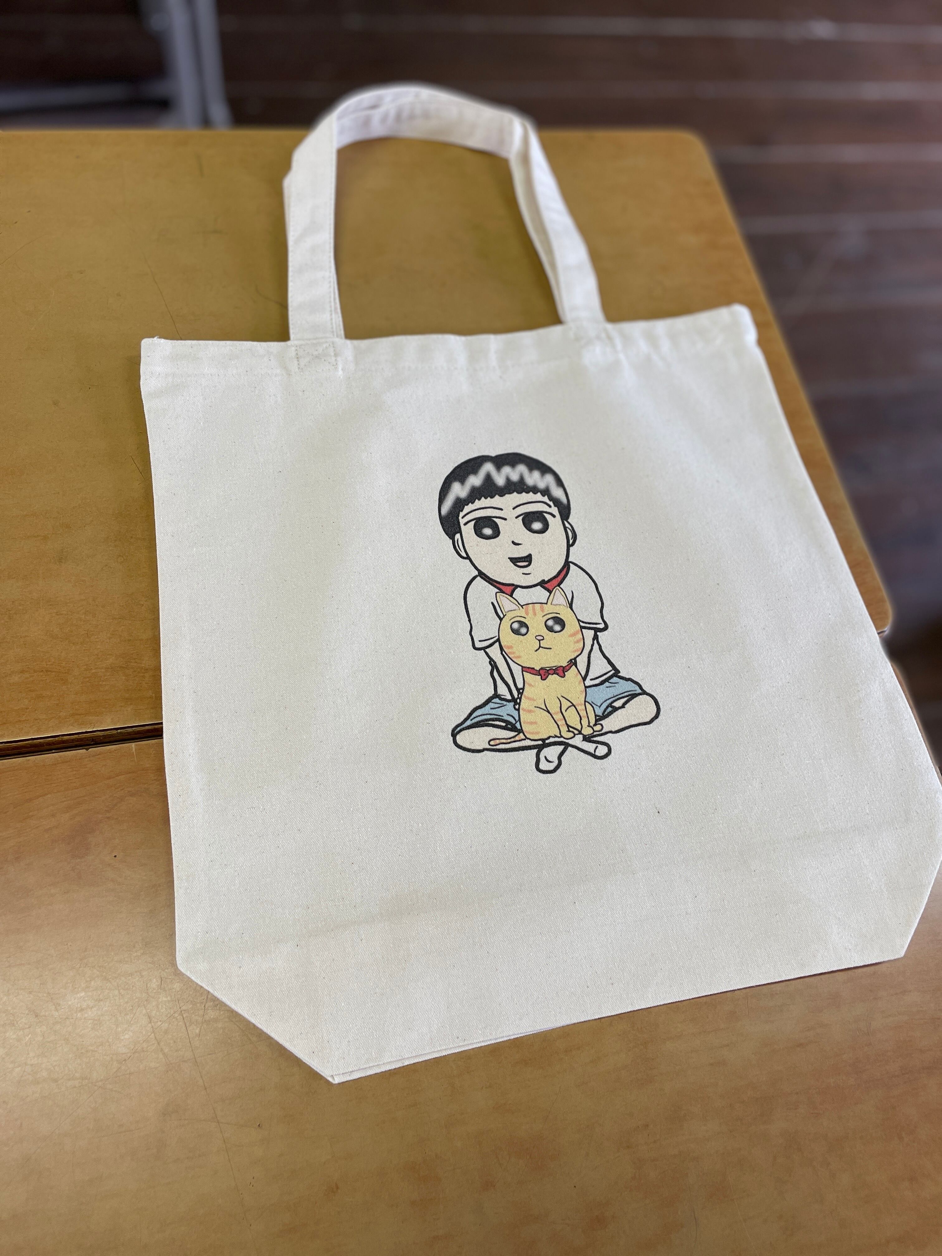 【一週間限定受注生産】田中くん×猫ちゃんトート
