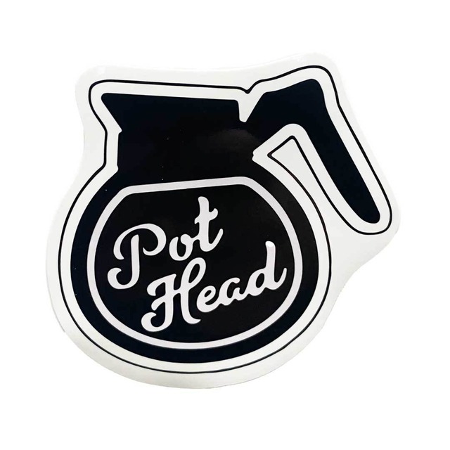 「Pot Head」アウトドアステッカー