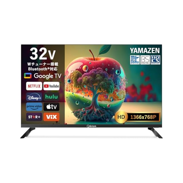 MAXZEN テレビ 24型 Googleテレビ 24インチ グーグルテレビ 24V 地上